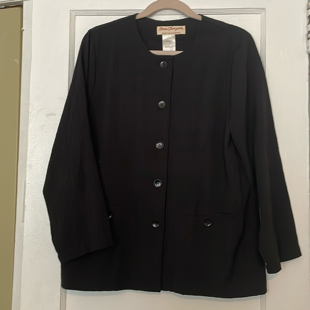 NWT Back lightweight button up top